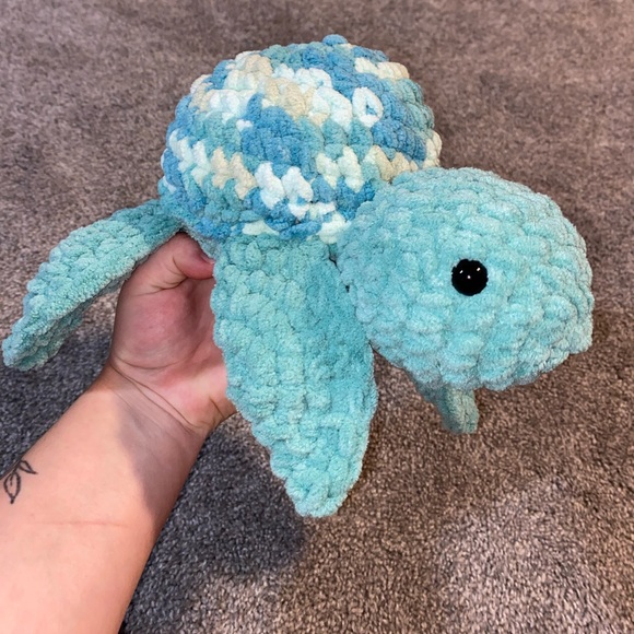 Crochet sea turtle💚 - Picture 3 of 3